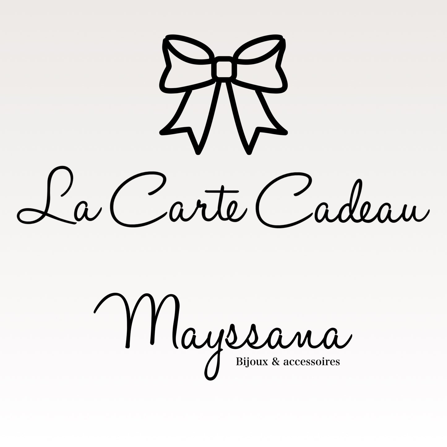 Carte cadeau Mayssana