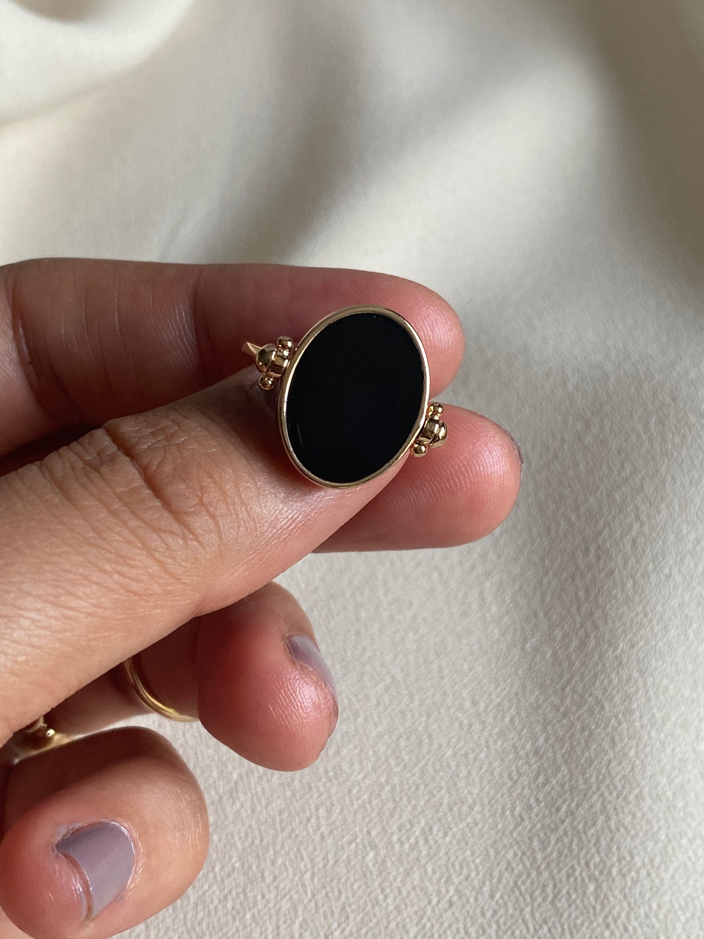 Bague Sofia noire